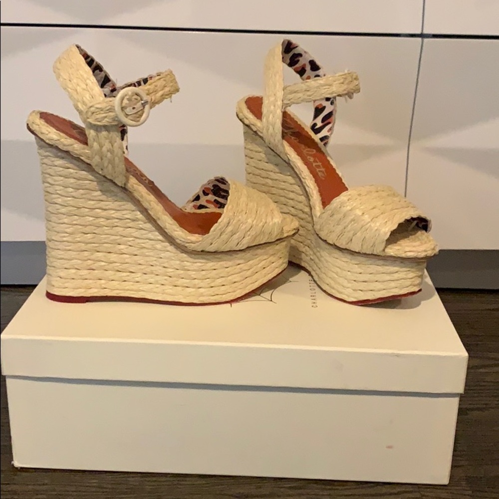 Charlotte Olympia Natural Wedges